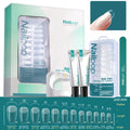 Nailpop Salon Nail Soft Gel Polish UV LED Lamp Tips Double File DIY Qme MJT-SET-BS16