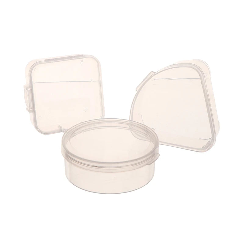Portable Travel Cosmetic Bags Cosmetics Storage Case Plastic Box Qme