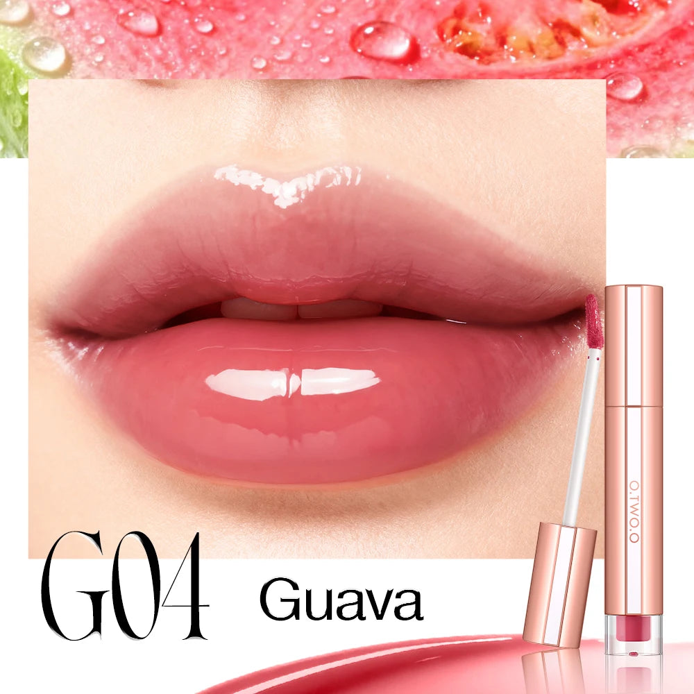 O TWO Liquid Lip Gloss Lipstick Glossy Finish High-shine Long Lasting Qme G04 China Mainland