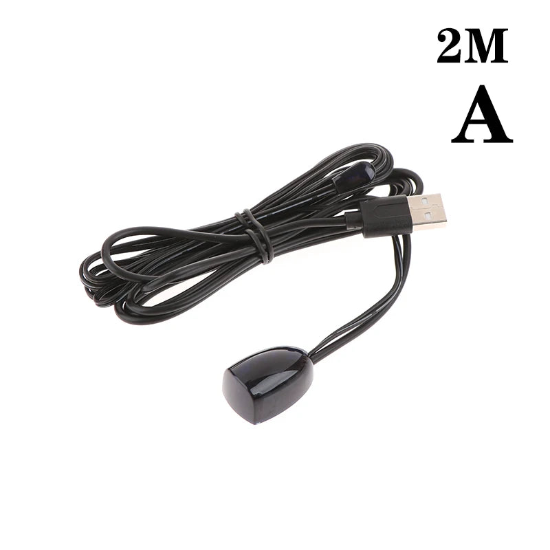 USB Adapter IR Infrared Remote Extender Repeater Receiver Transmitter Qme 2M