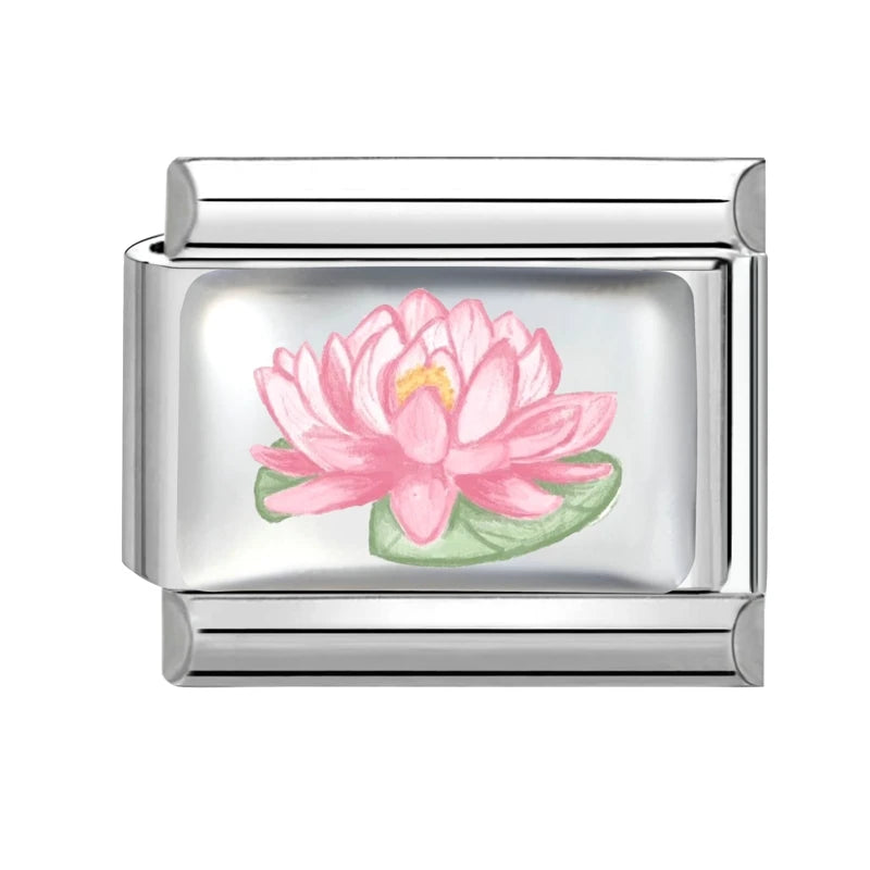 2026Fashion Pretty Bow Cherry Flower Peach Blossom Charm Italian