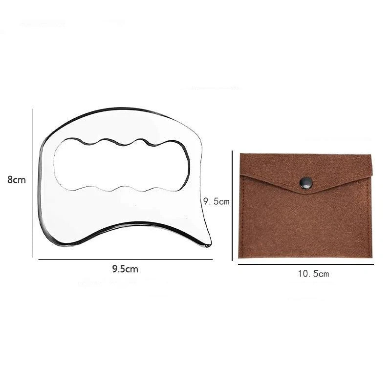 Stainless Steel Gua Sha Massage Tool Ergonomic Scraping Massager Post Qme A3