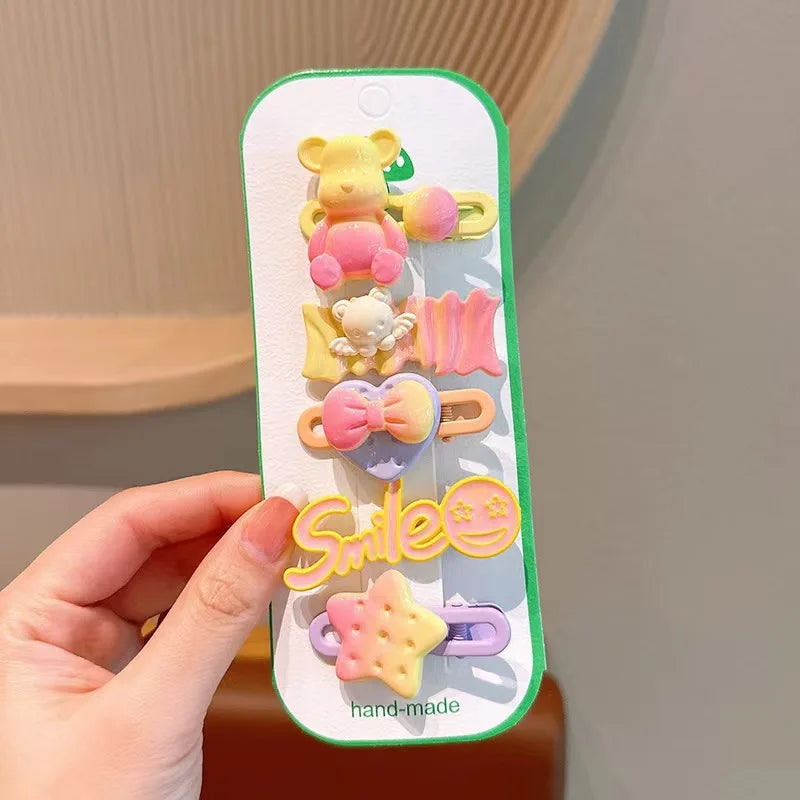 Colorful Stray-hair Duckbill Clip Kuroomi Student Cartoon Hair Girls