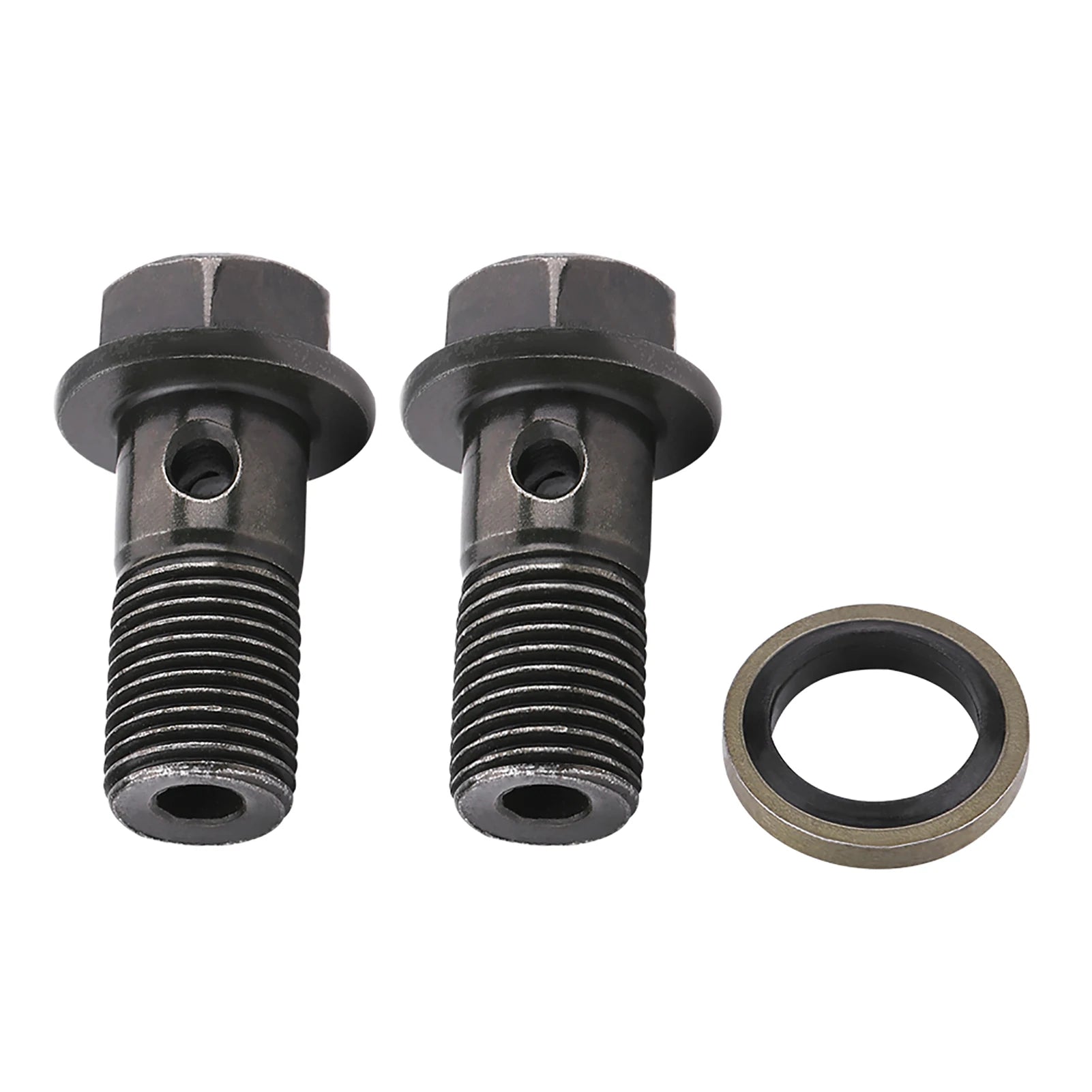 Motorcycle Banjo Bolts & Washers for Brake Caliper Master Cylinder M10 x1.25/M10 * 1.0mm Brake Motorcycle Brake Bolt Qme