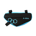 Triangle Bag Bicycle Front Frame Tube MTB Cycling Tool Accessories Qme blue