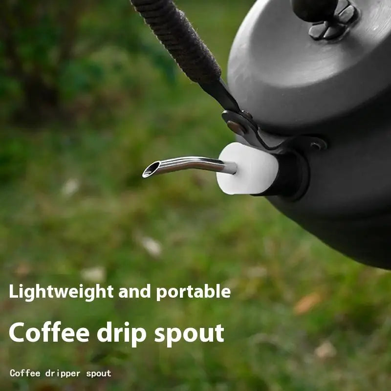 Kettle Extension Nozzle Outdoor Hiking Backpacking Stainless Steel Qme