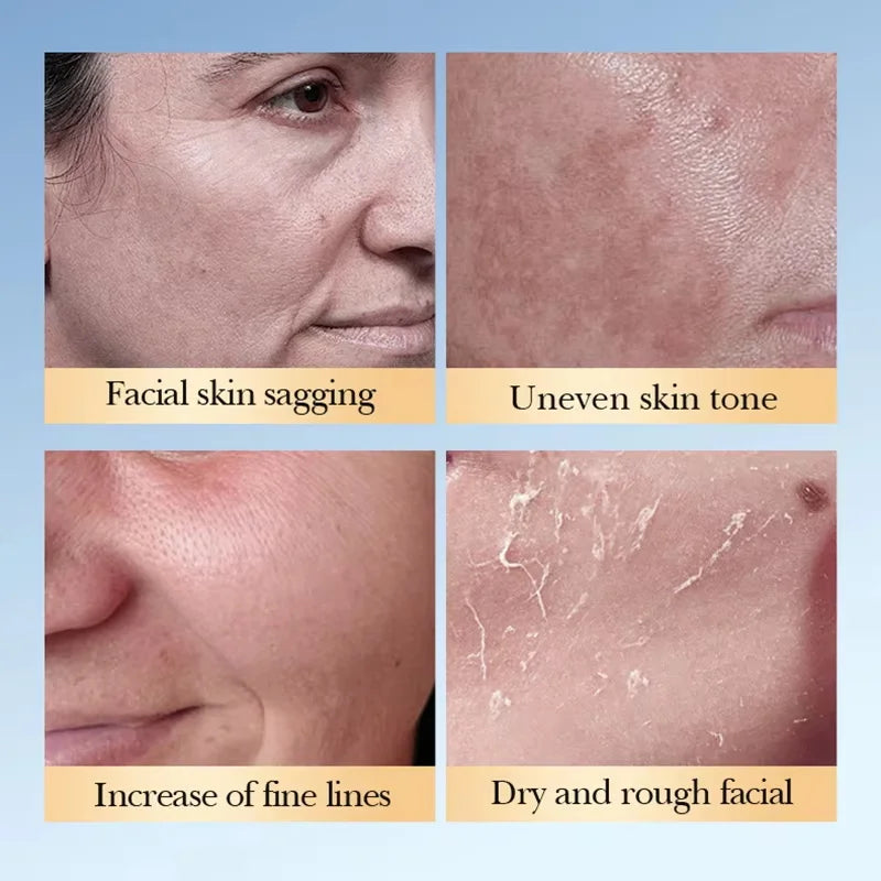 SADOER Glycolic Acid Toner Face Serum Facial Skincare Moisturizing Facial Toner Firming Nourishing Face Essence Skin Care Qme