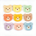 10pcs 3.7x3.4cm Mixed 9 Colors Lovely Bear Patches Embroidery For Kids Clothing Bag Decor Sewing Accessories Home Decor Supplies Qme mixed 10pcs