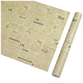 Vintage Newspaper Self Adhesive Wallpaper Vinyl Peel Stick Contact Qme Yellow newspaper 10mx45cm