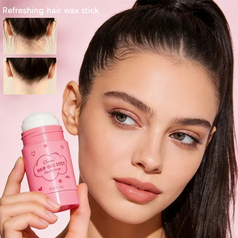 Refreshing Hair Wax Stick Long-lasting Shaping Suitable All Types Qme