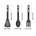 Kitchen Tool Set Nylon Cooking Tools Set Sturdy Cutlery Kit With Non-Stick Spatulas Comfortable Handle Cookware Accessories Qme set