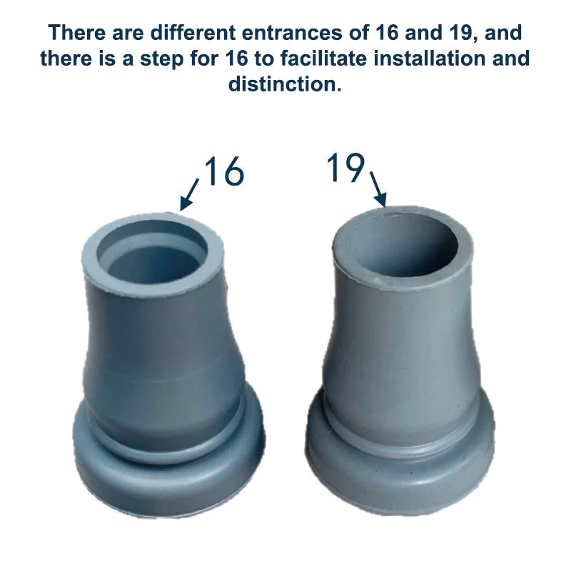 Crutch Ferrules Replacement Rubber Tips Canes Walking Sticks Mobility Qme