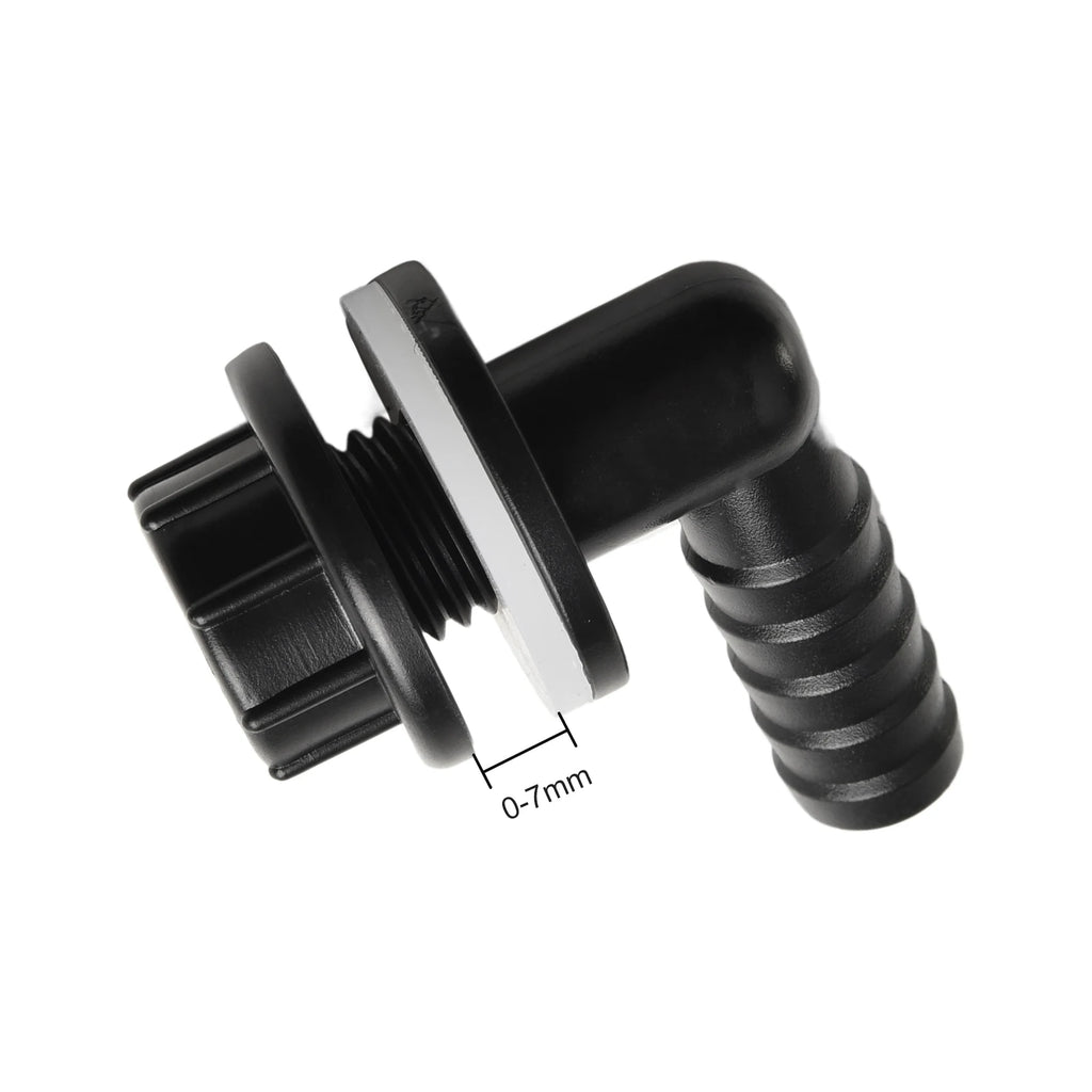 3/8" To 14mm Elbow Water Tank Connector Hose Nozzle For Aquarium Garden Irrigation Hose Joint Drain Connectors Qme Default Title