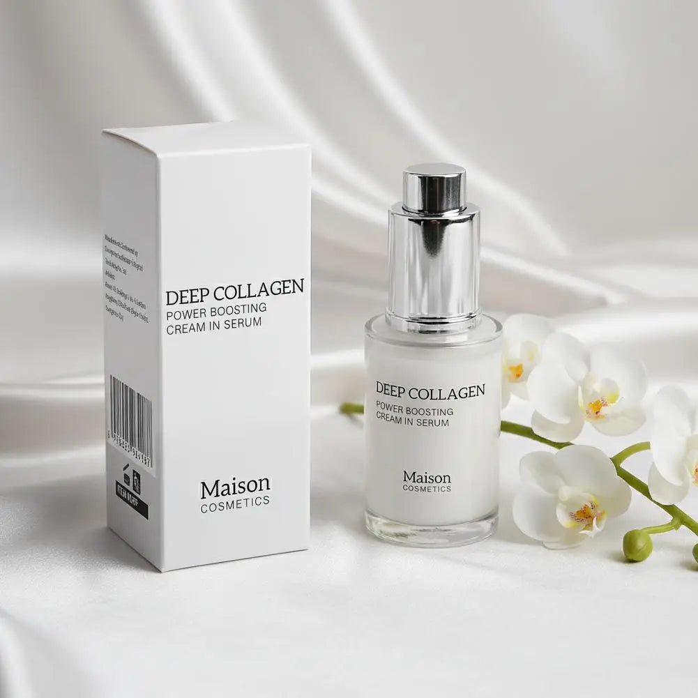 Deep Collagen Cream Serum Face Essence Hydrating Nourish Repair Skin Qme