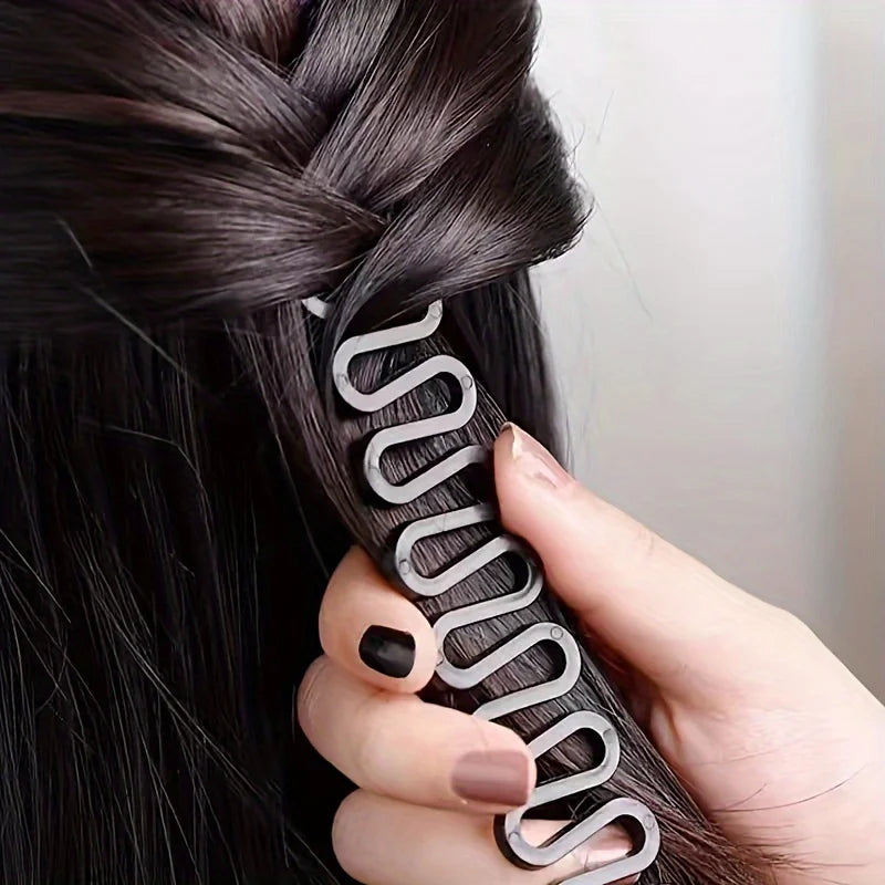 3pcs Women's Wavy Hair Braiding Tools - & Twist Styles, Easy to Use, Perfect for Long Curly Hair - Create Chic Braids with Ease Qme