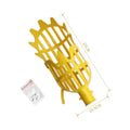 ^1Pc High-altitude Fruit Picker Catcher Fruit Picking Tool Gardening Farm Garden Hardware Picking Device Garden Tool Qme Yellow