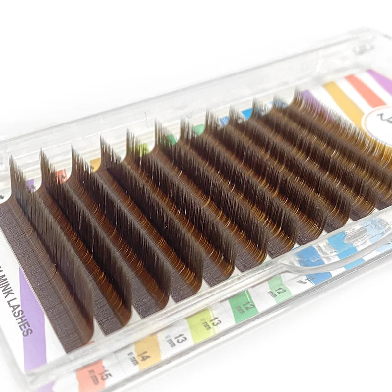 NATUHANA L LU M Curl Auto Fans Colored Lashes Easy Fan Eyelash Qme