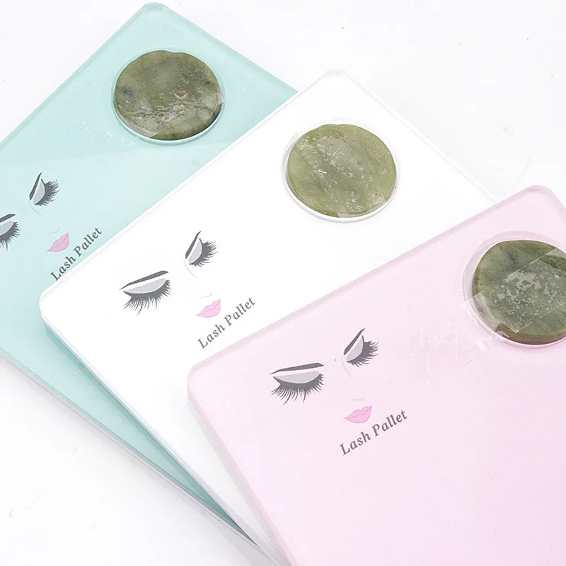Eyelash Extension Scale Holder Magnetic Acrylic Lash Board Glue Qme