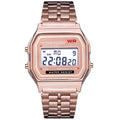 Men Watches 2023 Led Digital Waterproof Quartz Wrist Watch Dress Wrist Watch For Men Women Montre Homme Часы Мужские Наручные Qme Rose