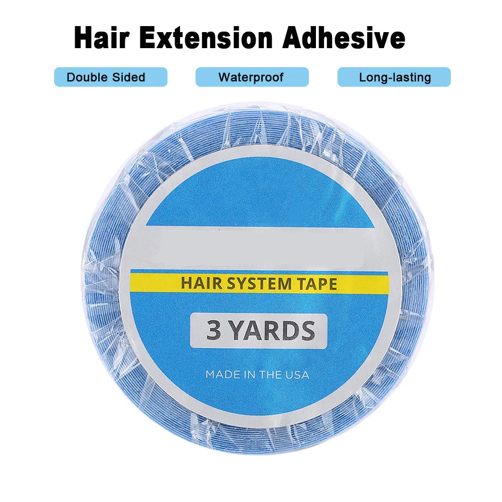 Hair Adhesive Hair Tape Waterproof Hair Extension Adhesive Double Sided Hair Tape Beauty Tool Hair Extension Adhesive Tape Qme