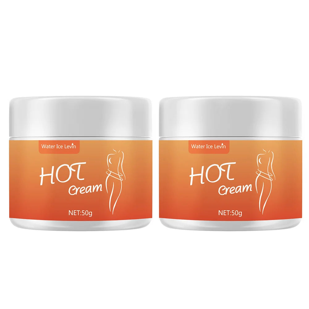 New Heat massage cream, body massage cream, fitness massage cream, improve muscle training and fitness effect 50g Qme 2pcs