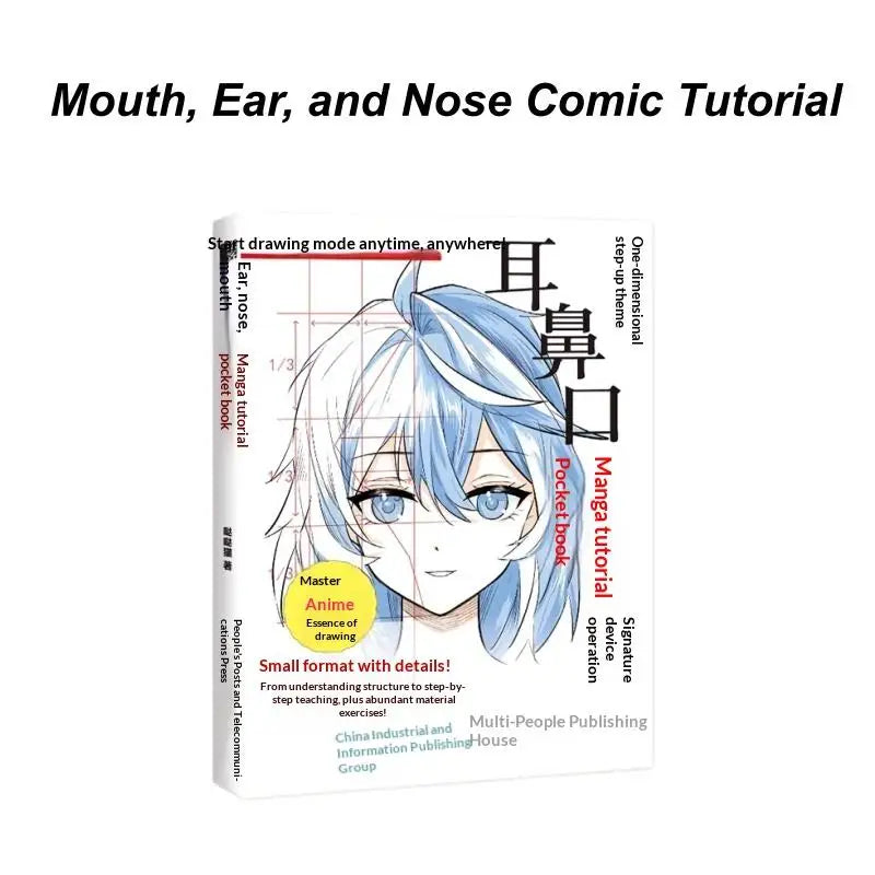 Manga Drawing Tutorial Pocket Book Step Guide Portable Anime Qme A4