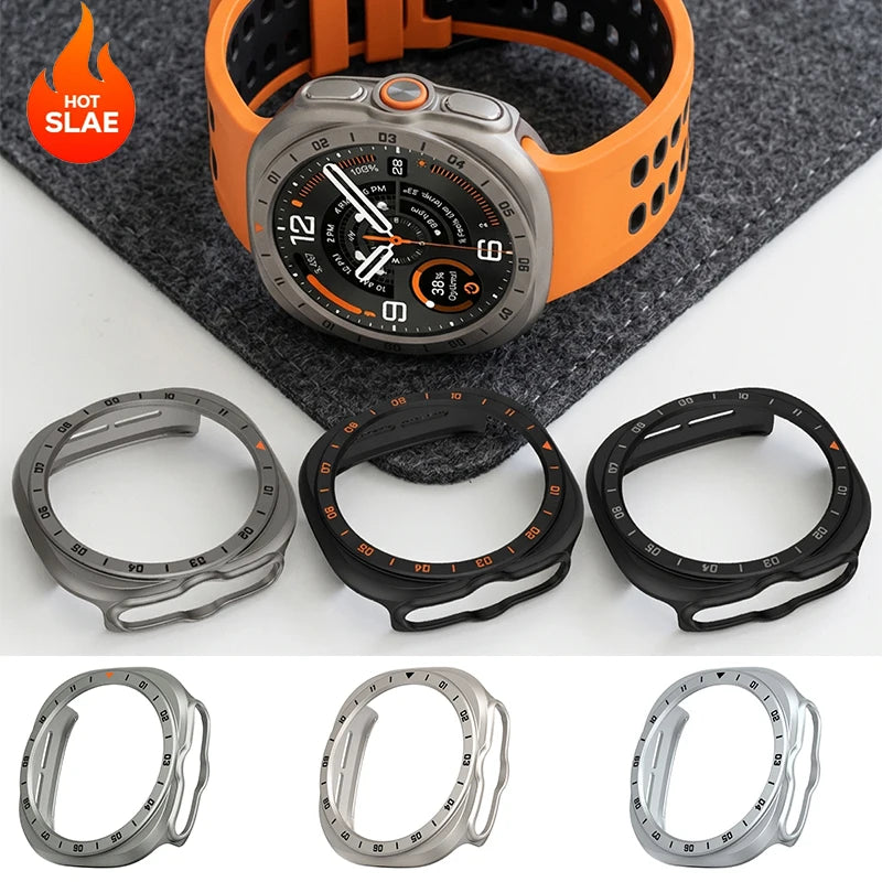 Protective Case for Samsung Galaxy Watch 9 Ultra2 47mm Hard PC Bumper No Screen film for Galaxy Watch Ultra 2 Cover Accessories Qme