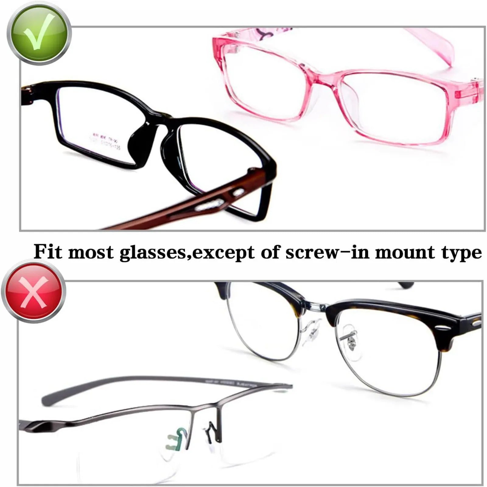 10 Pairs Of Glasses Mini Nose Pads for Glasses Durable Anti-slip Self-Adhesive Silicone Soft Glasses Nose Pads for All Glasses Qme