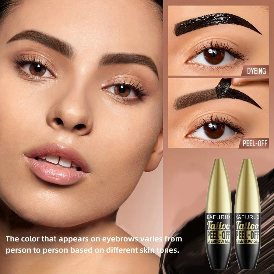 Peel Off Eyebrow Gel Tint Semi Permanent Brow Waterproof Qme