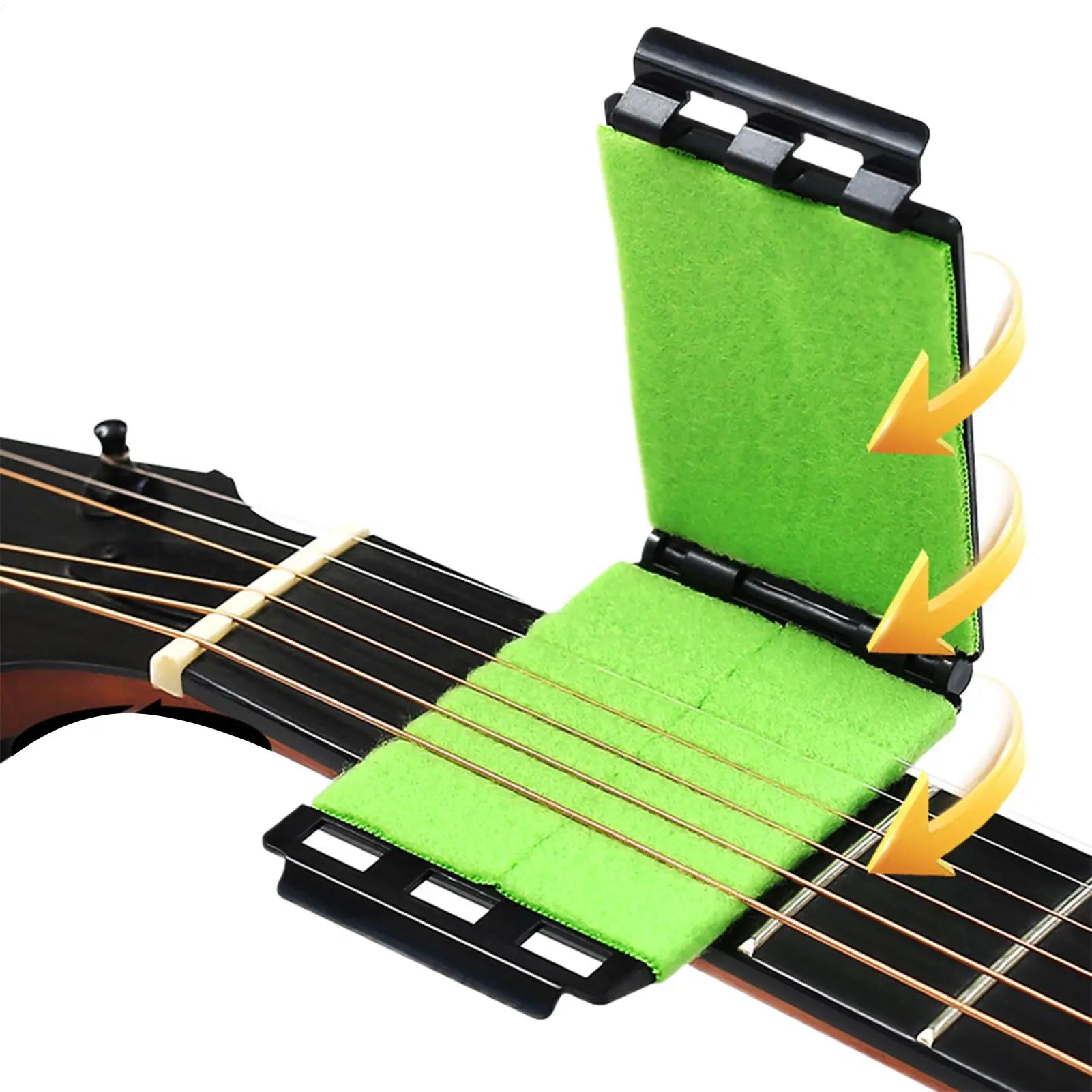 Guitar Fretboard Cleaner String Fingerboard Clean Cloth Maintenance Tool for Violin Bass Ukulele Electri Musical Instrument Care Qme