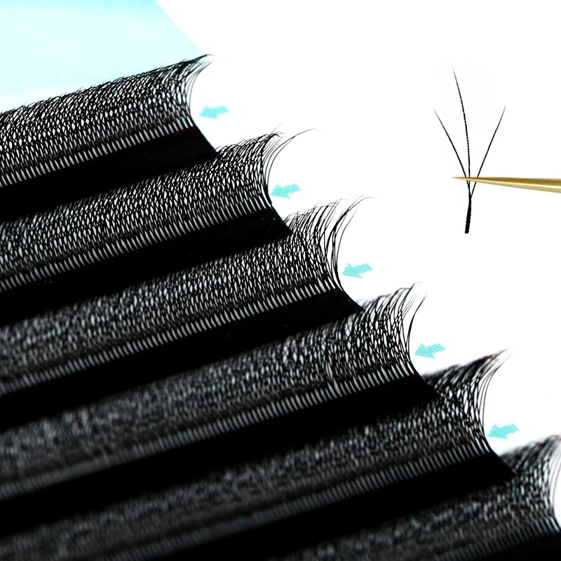 NATUHANA Premade Clover Fans Camellia U Shape Volume Eyelash Qme