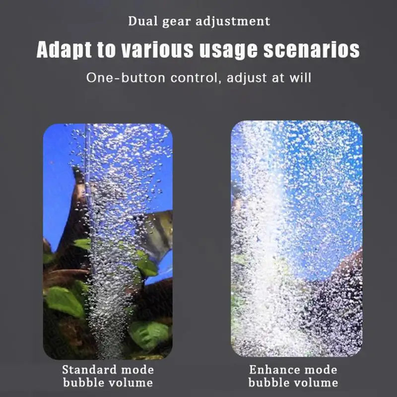 USB Rechargeable Mini Oxygen Aerator Pump Outdoor Aquarium Fishing Qme