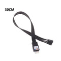 Flexible 9Pin Motherboard Header Extension Cable 20 30 Flat Design Qme 30cm