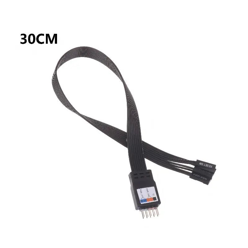 Flexible 9Pin Motherboard Header Extension Cable 20 30 Flat Design Qme 30cm