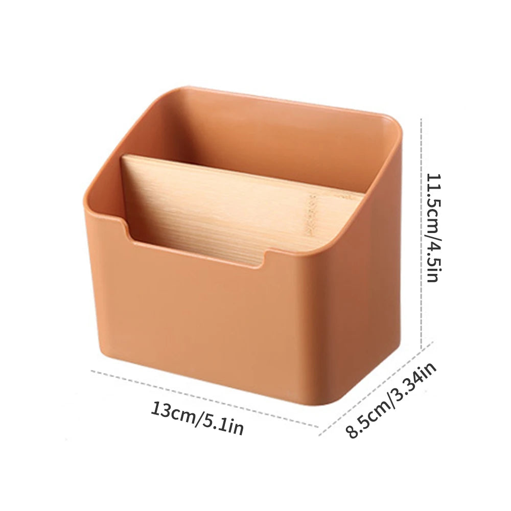 Multi-function Storage Box TV Air Conditioner Remote Control Organizer Practical Tissue Box Home Cosmetic Storage Box Qme
