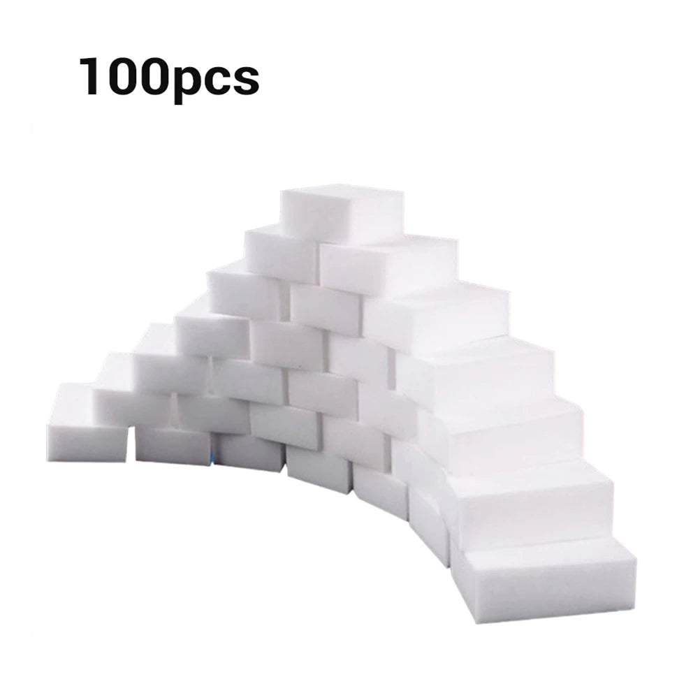 Magic Cleaning Sponge Eraser Melamine Foam Sponge Multi Purpose Stain Remover Scrubber for Kitchen Bathroom Home Cleaning Qme MULTI