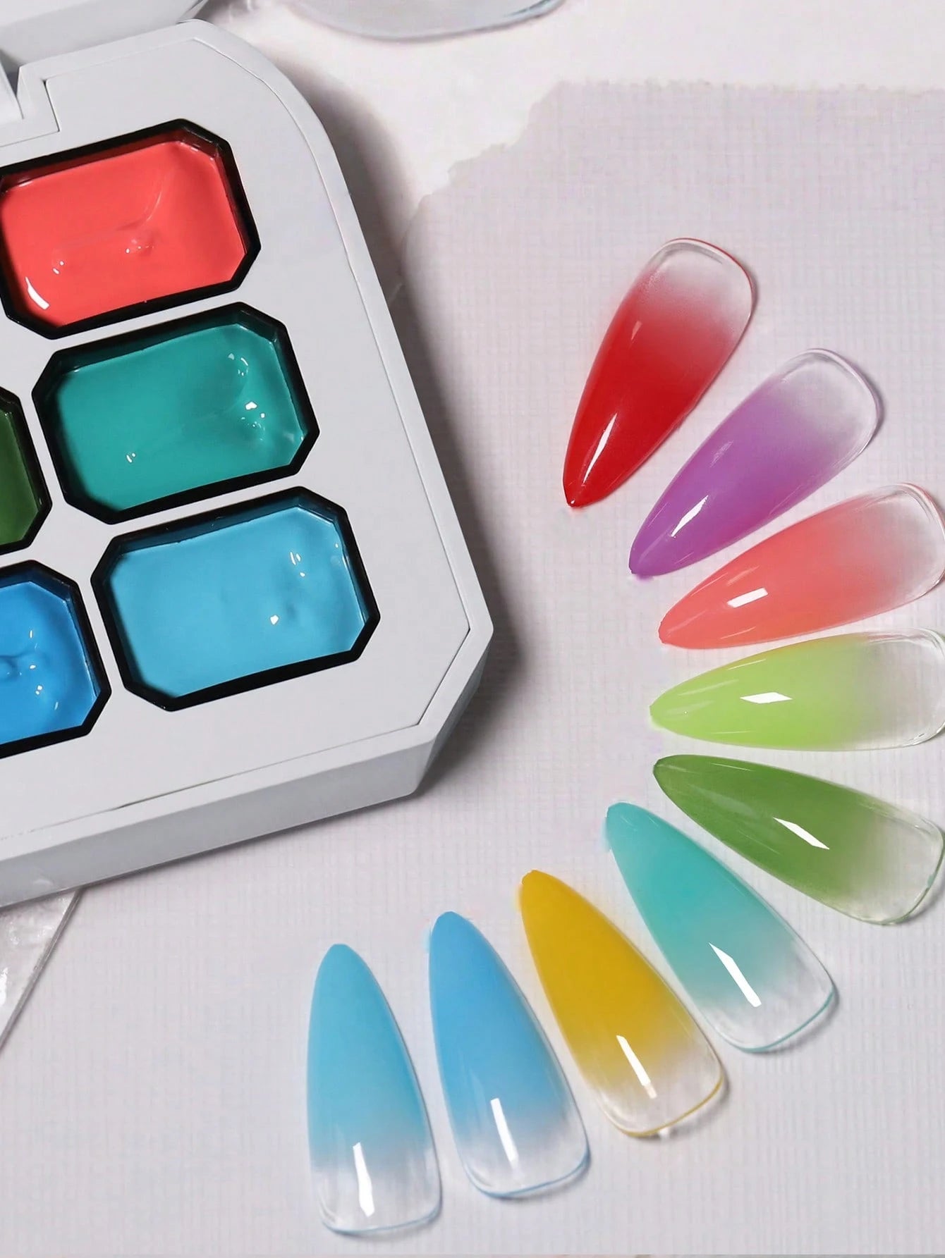 9-Color Y2K Dopamine Solid Gel Blush UV Nail DIY Art Charm Perfect Qme