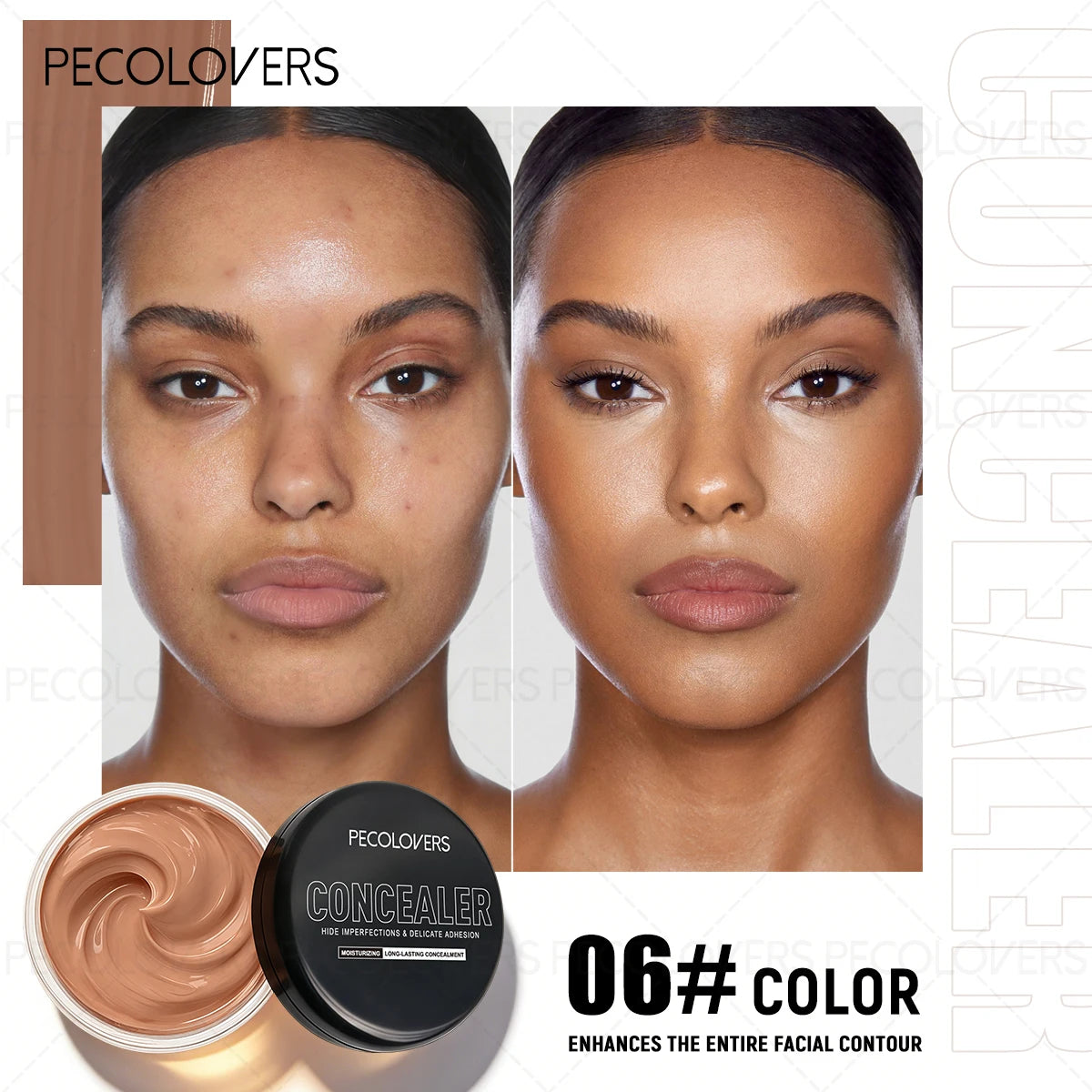 Multifunctional Concealer Covers Facial Blemishes Spots Tattoos Dark Qme 06