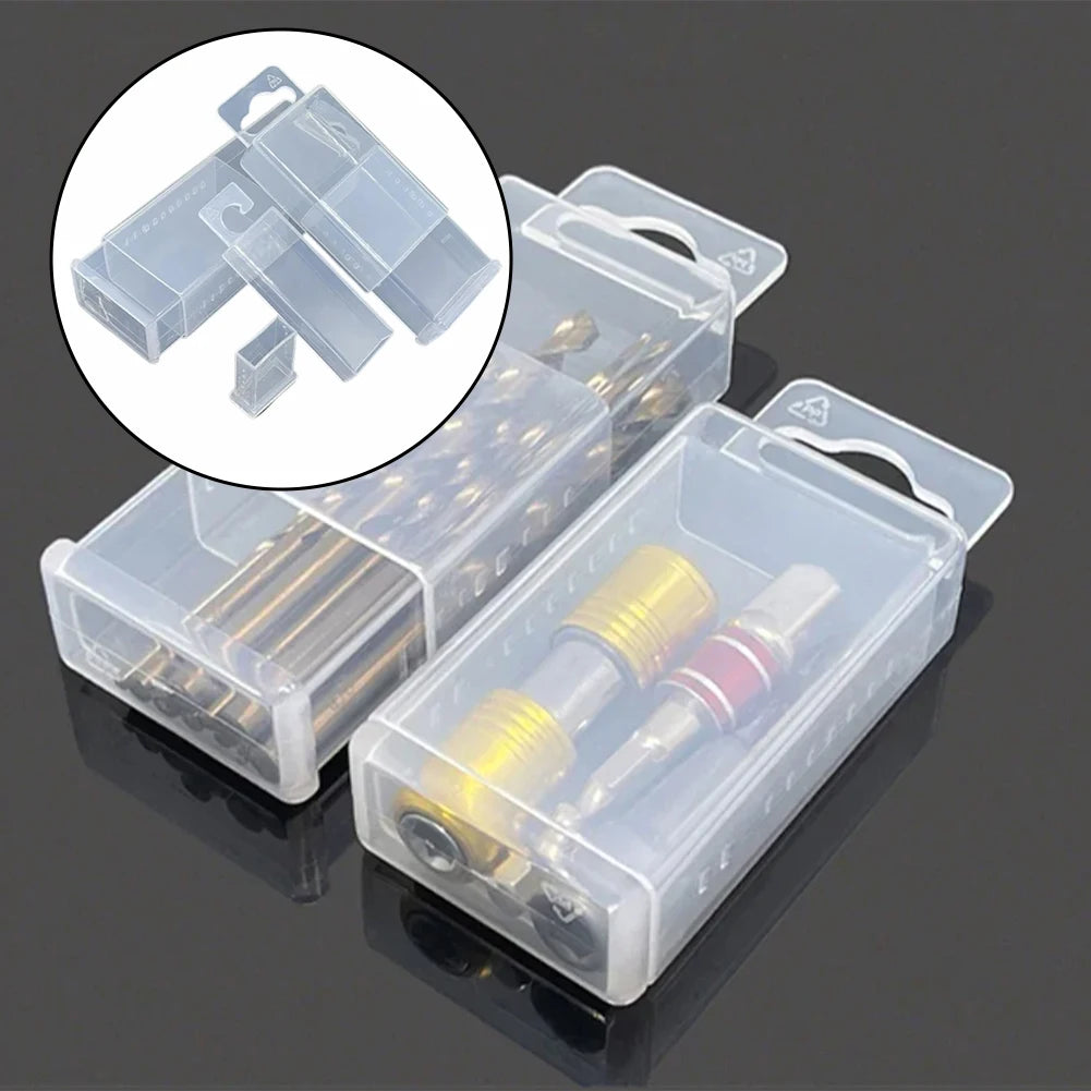1PC Tool Box Parts Storage Box Drill Bit Box Rectangular Telescopic Box Accessories For Access To Your Drill Bits And Tools Qme