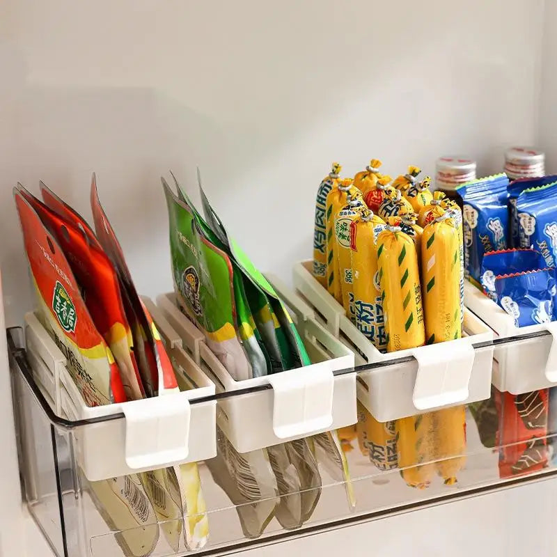 Side Door Sorting Partition Card Buckle Kitchen Bedroom Storage Box Qme