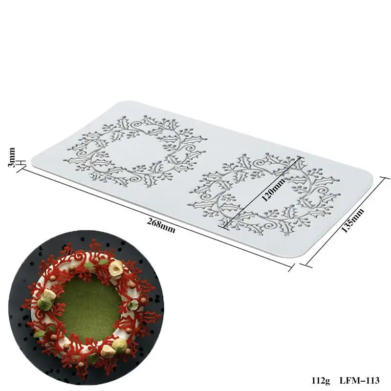 Silicone Fondant Molds Chocolate Mold Sugar Craft Gum Decorative Lace