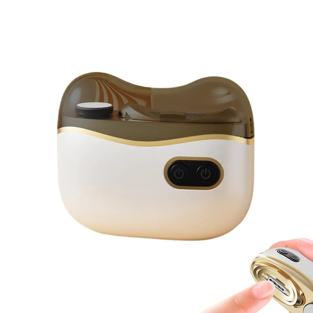 Rechargeable Nail Cutter 2In1 Electric Tool USB Charging Clipper Qme A