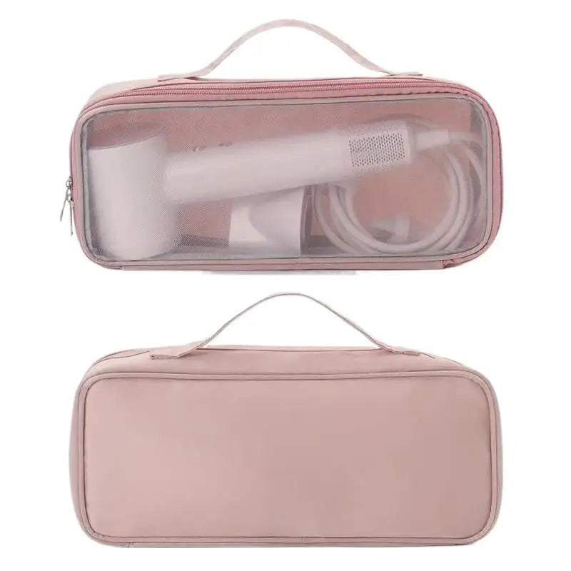 Straightener Storage Case Clear Window Bag Portable Travel Hair Dryer Qme