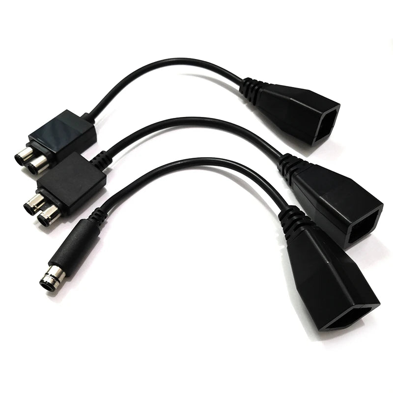 5pcs For Xbox 360 To Xbox Slim/One/E AC Power Adapter Cable Converter Transfer Cable Cord Accessories Power Supply Cable 25cm Qme