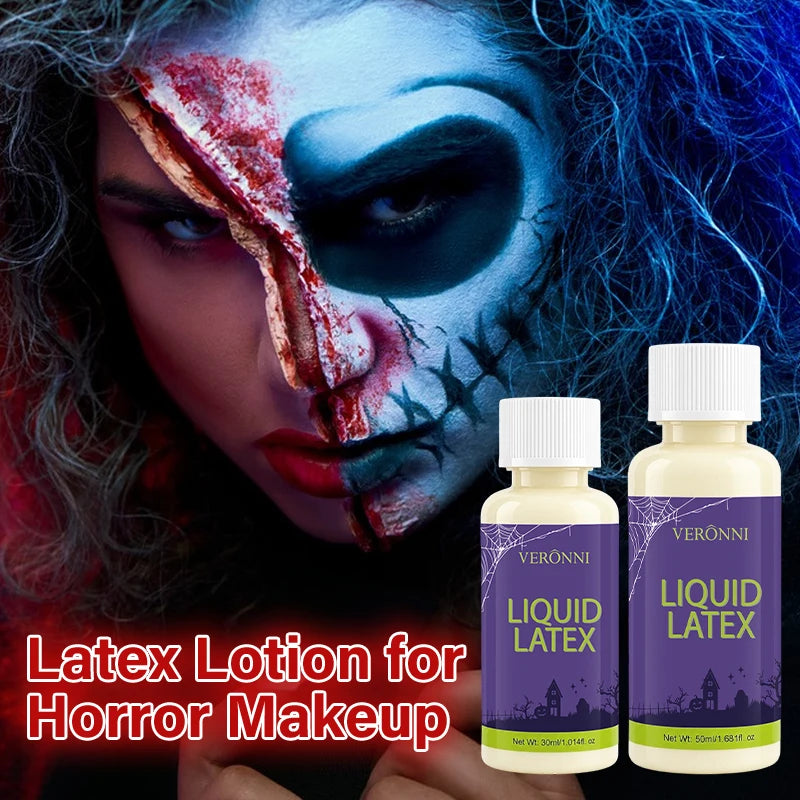 VERONNI Liquid Latex SFX Makeup Adhesive Special Effect Zombie Wound Qme