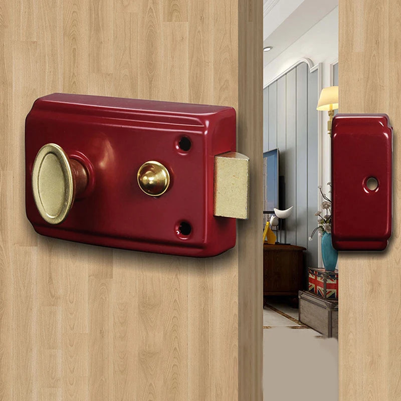 ^Anti-Theft Home Strong Universal Heavy-Duty Door Lock Lock Indoor Mortise Lock Qme
