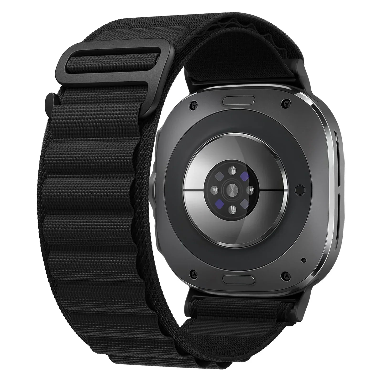 Alpine Loop For Samsung Galaxy Watch 7 Ultra Strap 47mm Accessories Sport Nylon Bracelet correa Galaxy watch ultra band 47 mm Qme black Galaxy Watch Ultra