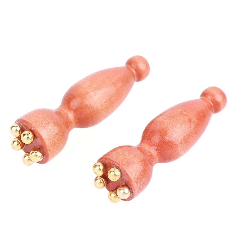 Handheld Lotus Seedpod Beauty Professional Alloy Rosewood Facial Qme