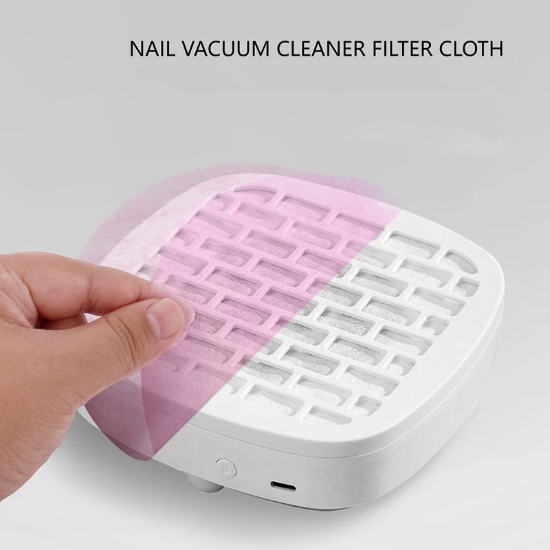 100 200 Sheets Non Woven Fabric Nail Vacuum Cleaner Filter Paper Qme