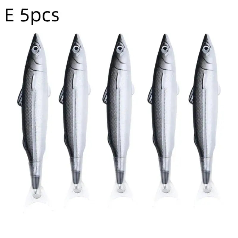 Creative Cute Fish Gel Pen 1 3 Unique School Office Stationery Qme 5pcs